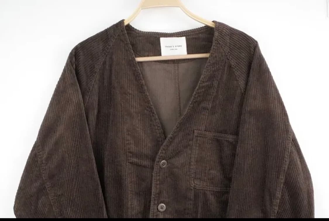 Japanese Vintage corduroy cardigan 상품이미지2