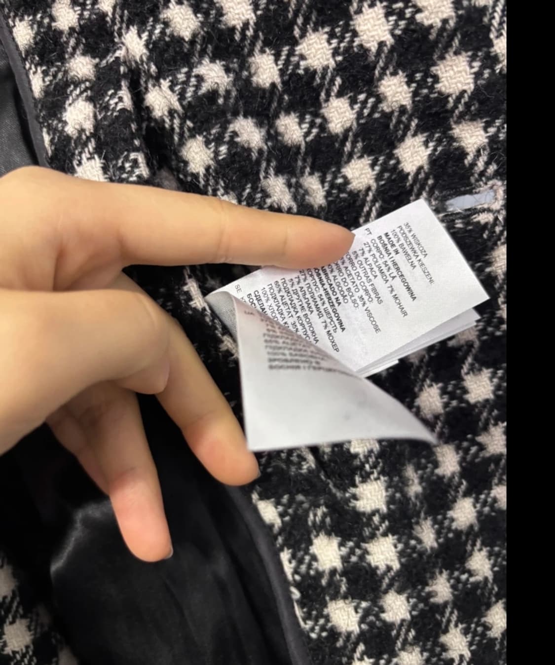 산드로 Sandro 모리세이 체크 코트 105 상품이미지8