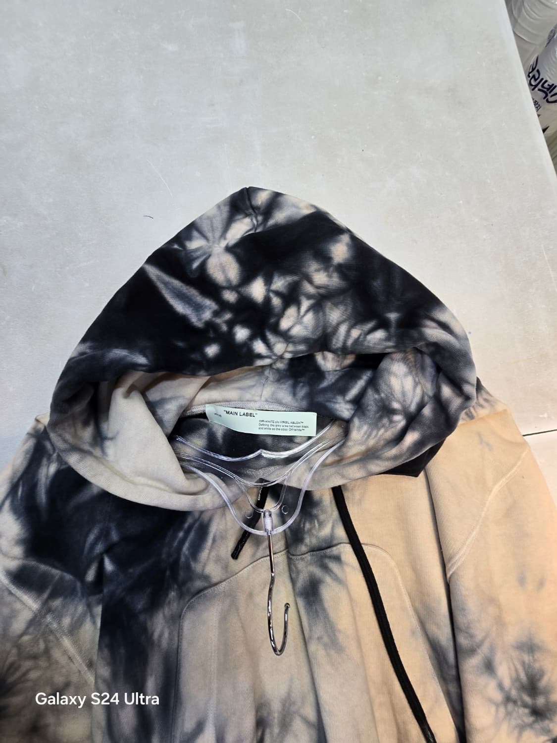 새상품 Off-White MODERN 타이 다이 후드티 상품이미지4