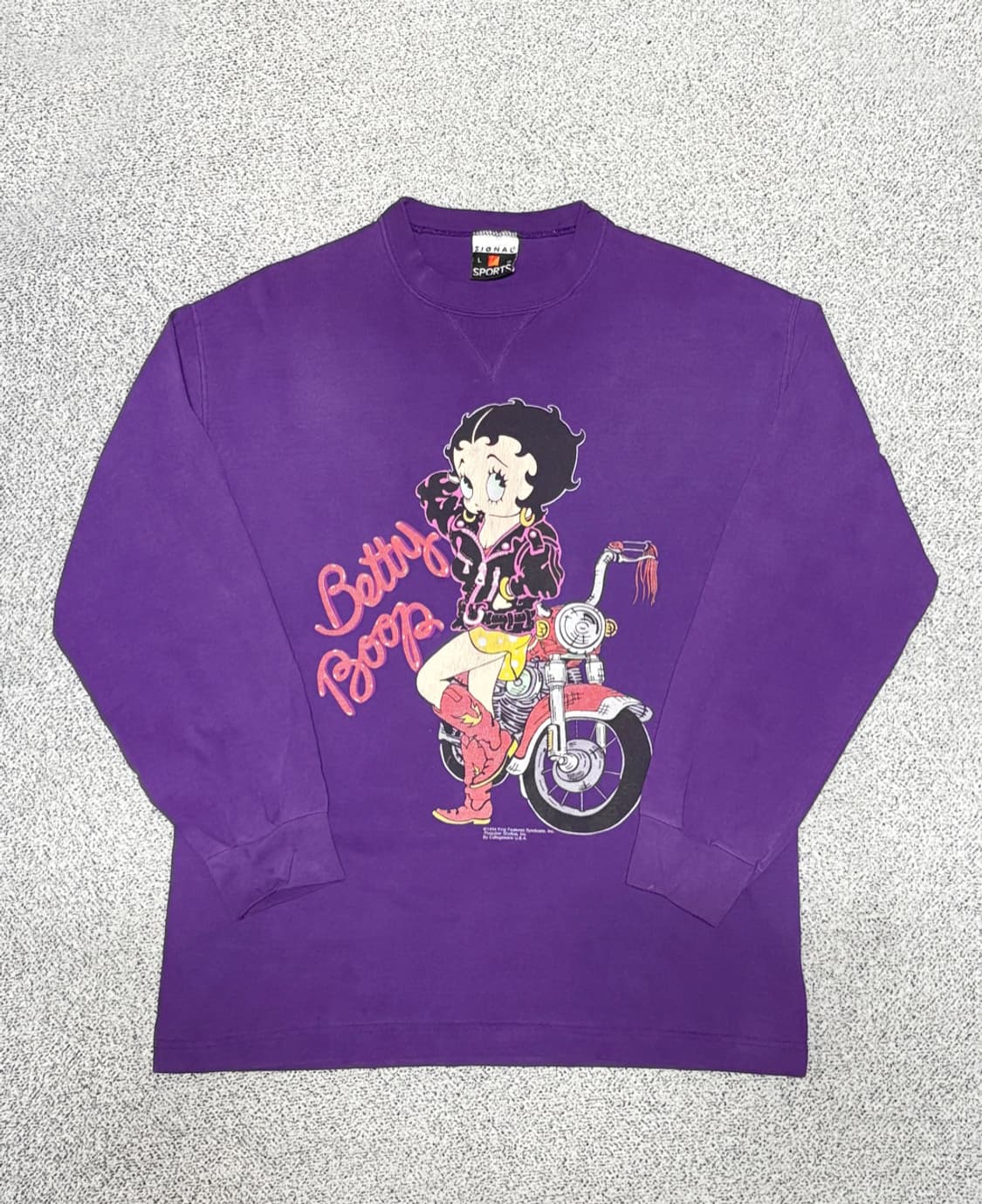 90s 빈티지 베티 붑 바이커 롱 슬리브 티셔츠 상품이미지1