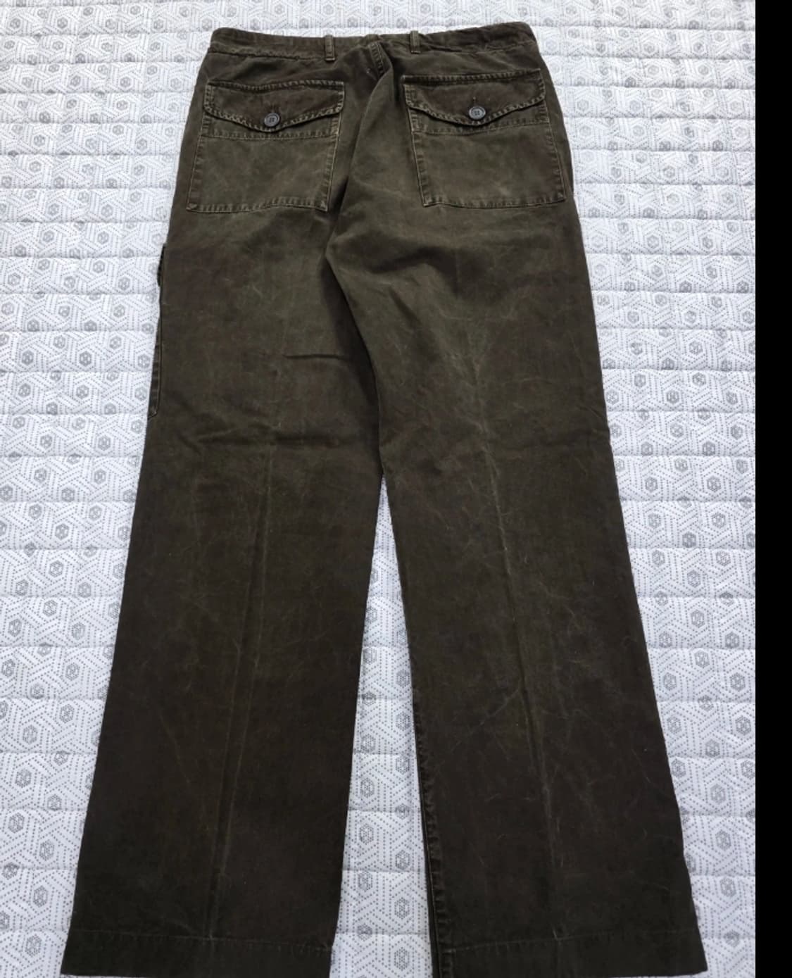 씨피컴퍼니 CP Company 카키 와이드 카고 35 상품이미지5