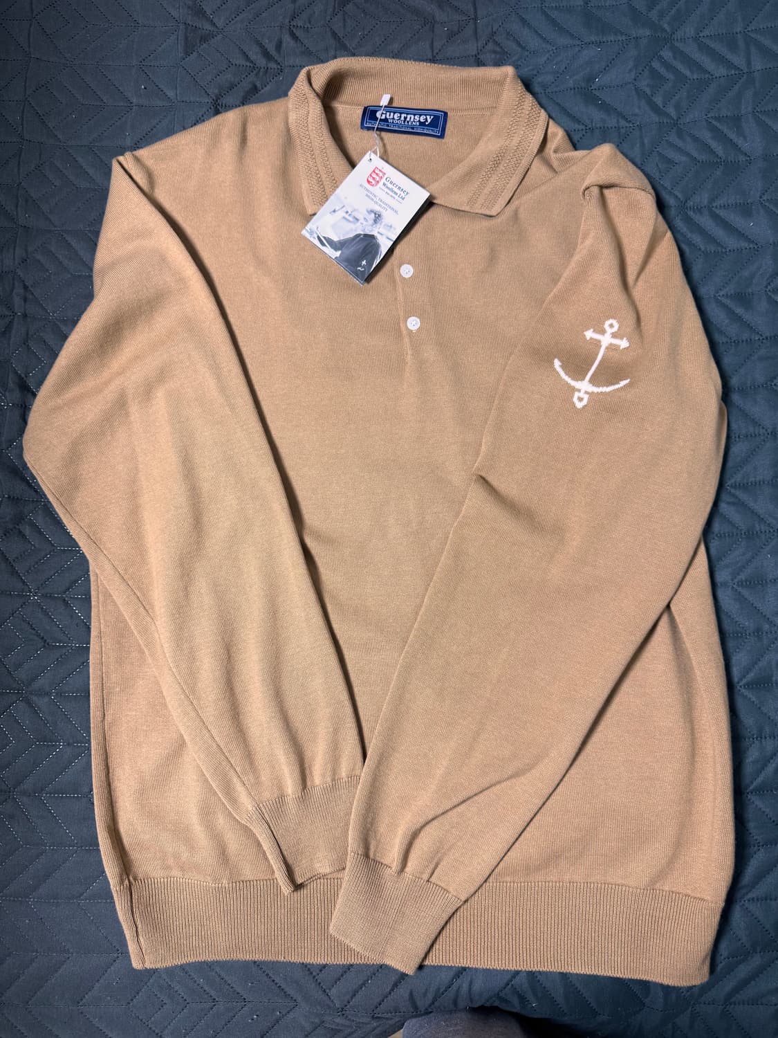 건지울른스 긴팔 카라 니트 새상품 상품이미지1