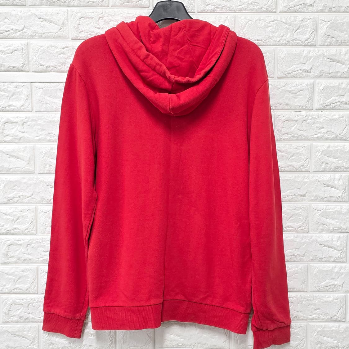 택포) 게스 남성 레드 후드집업 L 상품이미지4