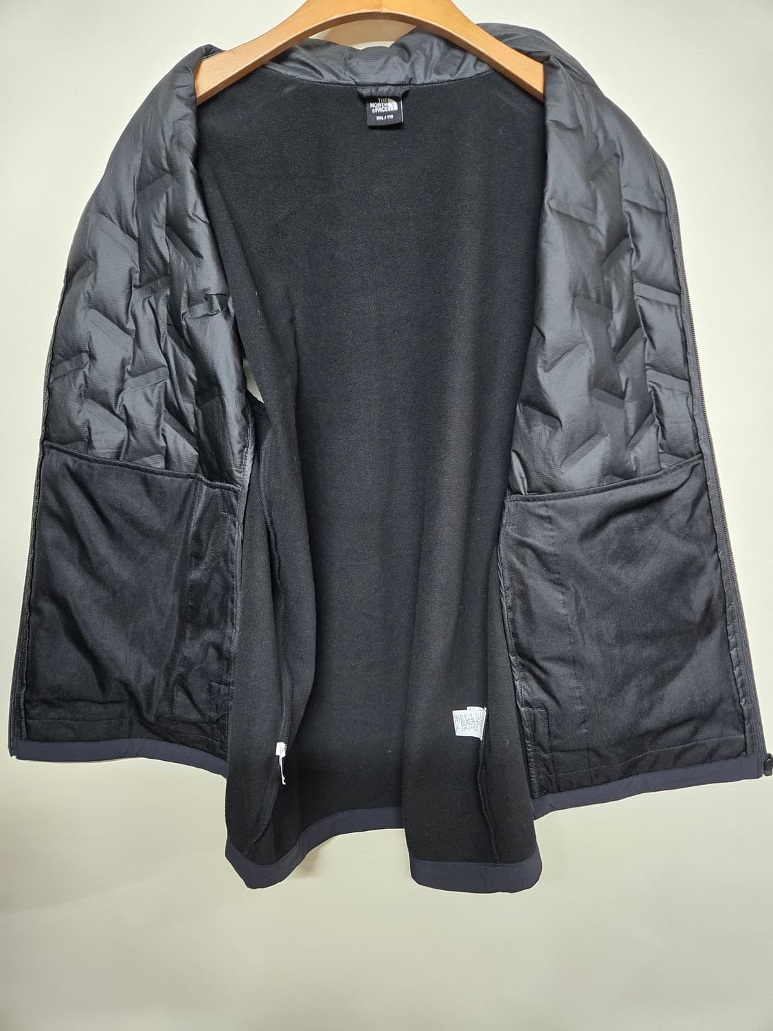 노스페이스 블랙 경량 구스패딩 조끼 2XL (110) 상품이미지3