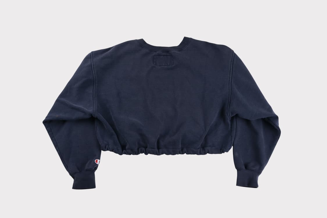 [XL] 90's 챔피온 빅헤비 리버스위브 크롭 맨투맨 상품이미지5