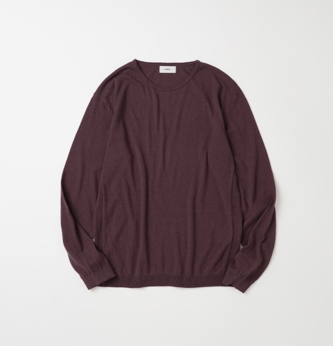 [L] 마이라이브러리 125 실키 라운드 니트 상품이미지1