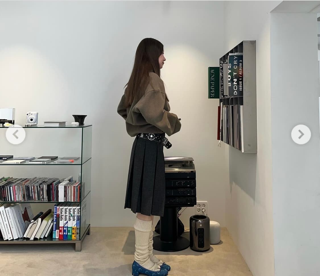 후미카 우치다 헤비 울 니삭스 상품이미지1