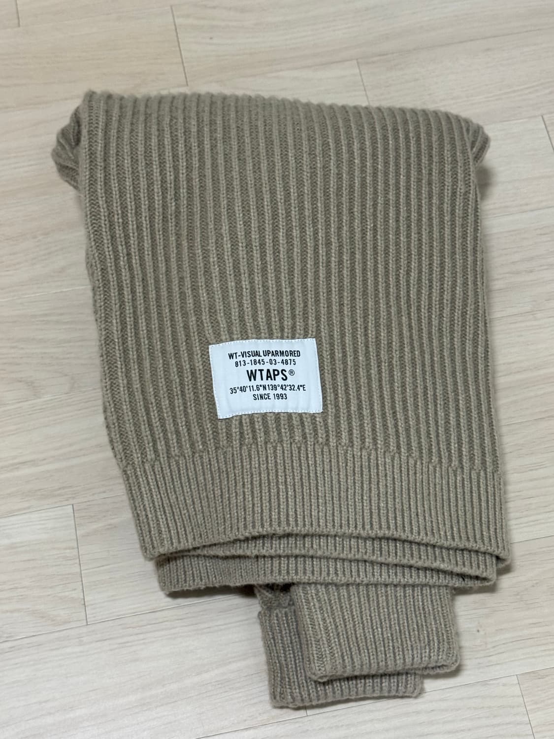 Wtaps 베이지 카키 니트 L 상품이미지1