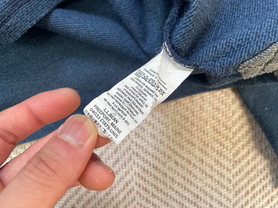 Llbean 엘엘빈 헨리넥 네이비 긴팔티셔츠  상품이미지4