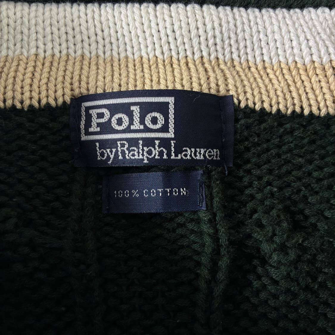 Polo 폴로 랄프로렌 90‘s 그린 크리켓 니트 상품이미지5