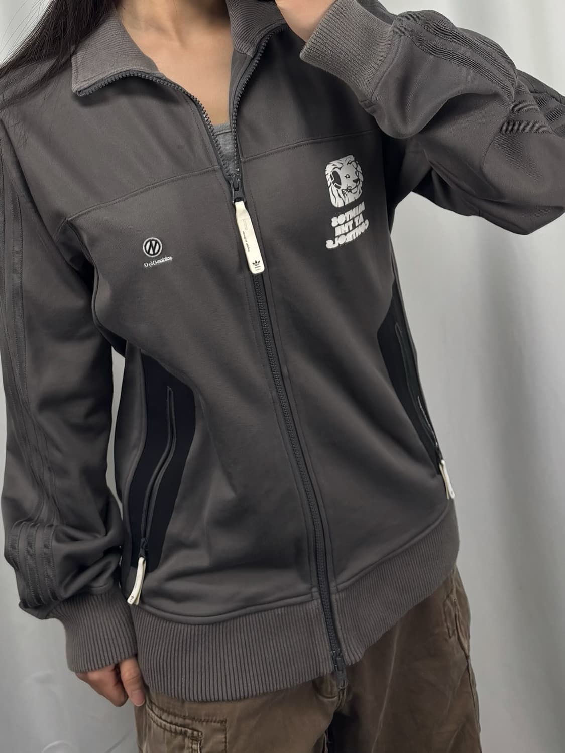 아디다스 obyo 카즈키 쿠라이시 그레이 트랙탑 상품이미지2