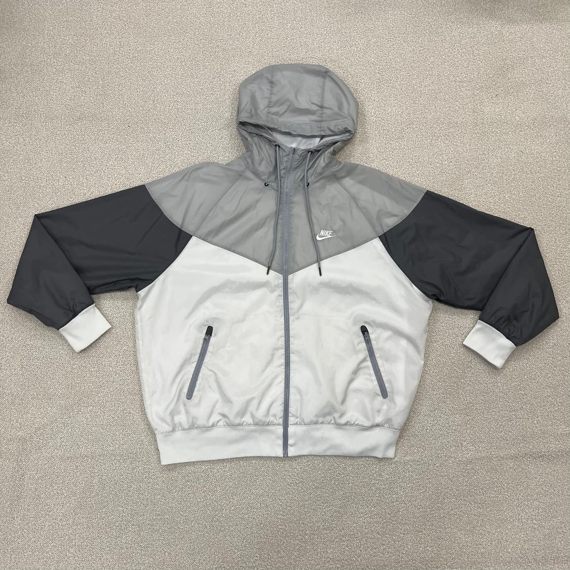 [XL] 나이키 배색 윈드러너 바람막이 자켓 3934 상품이미지2
