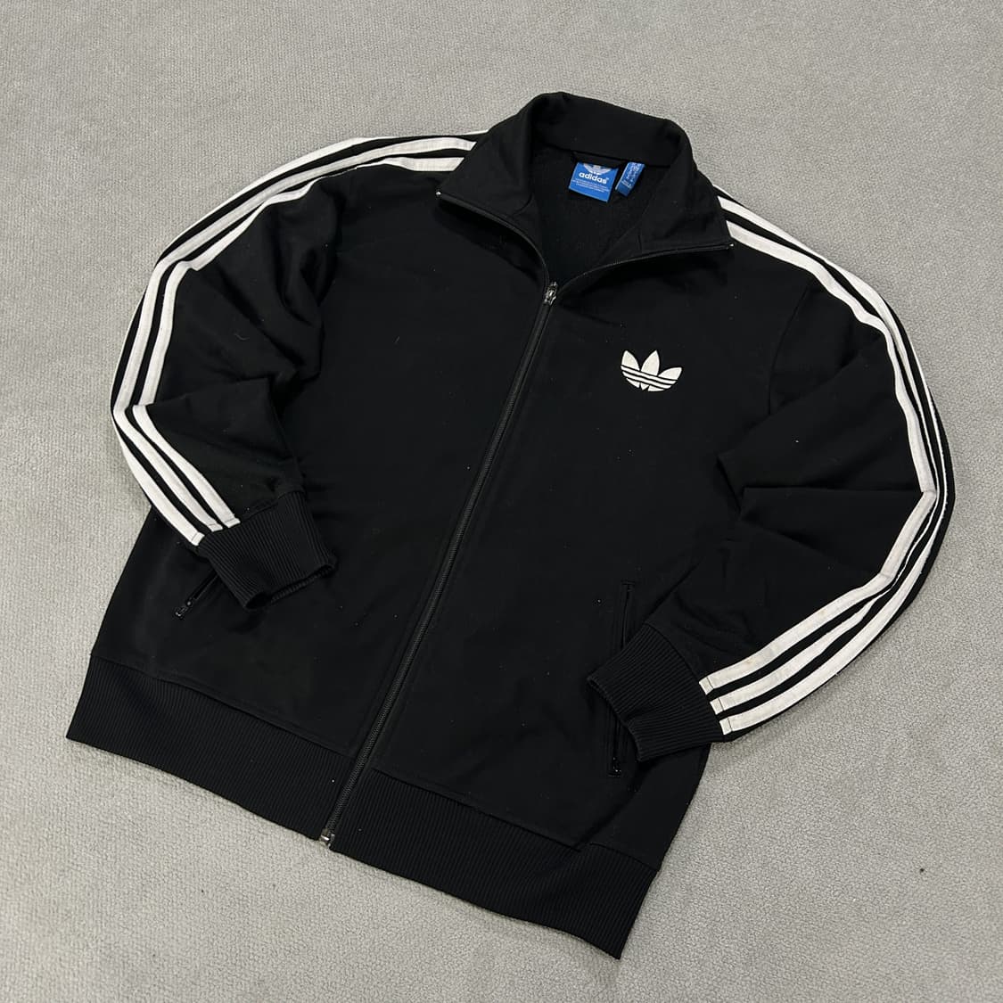 아디다스 블랙 삼선 트랙탑 m 상품이미지1