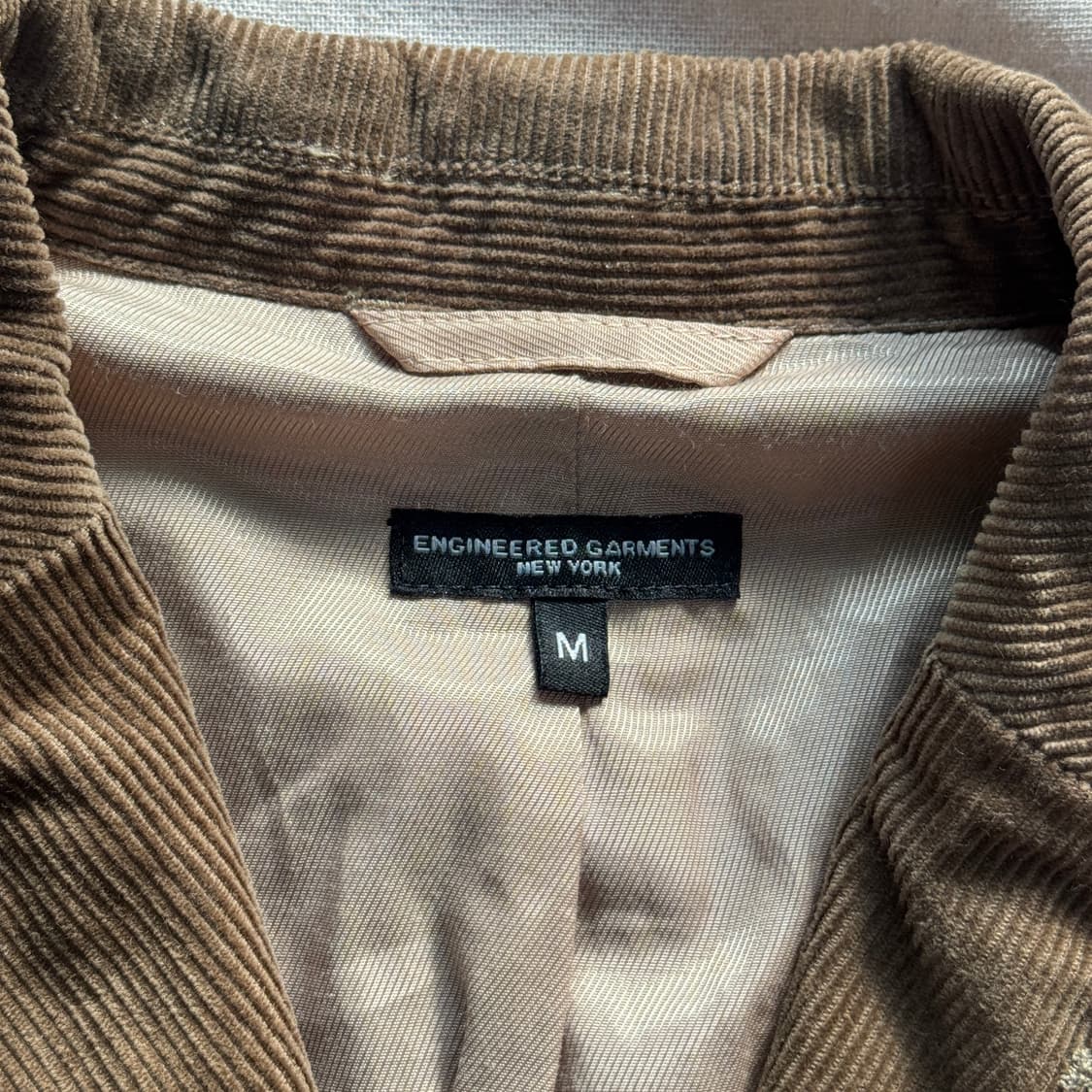 엔지니어드가먼츠 베이커 브라운 코듀로이 자켓 M 상품이미지5