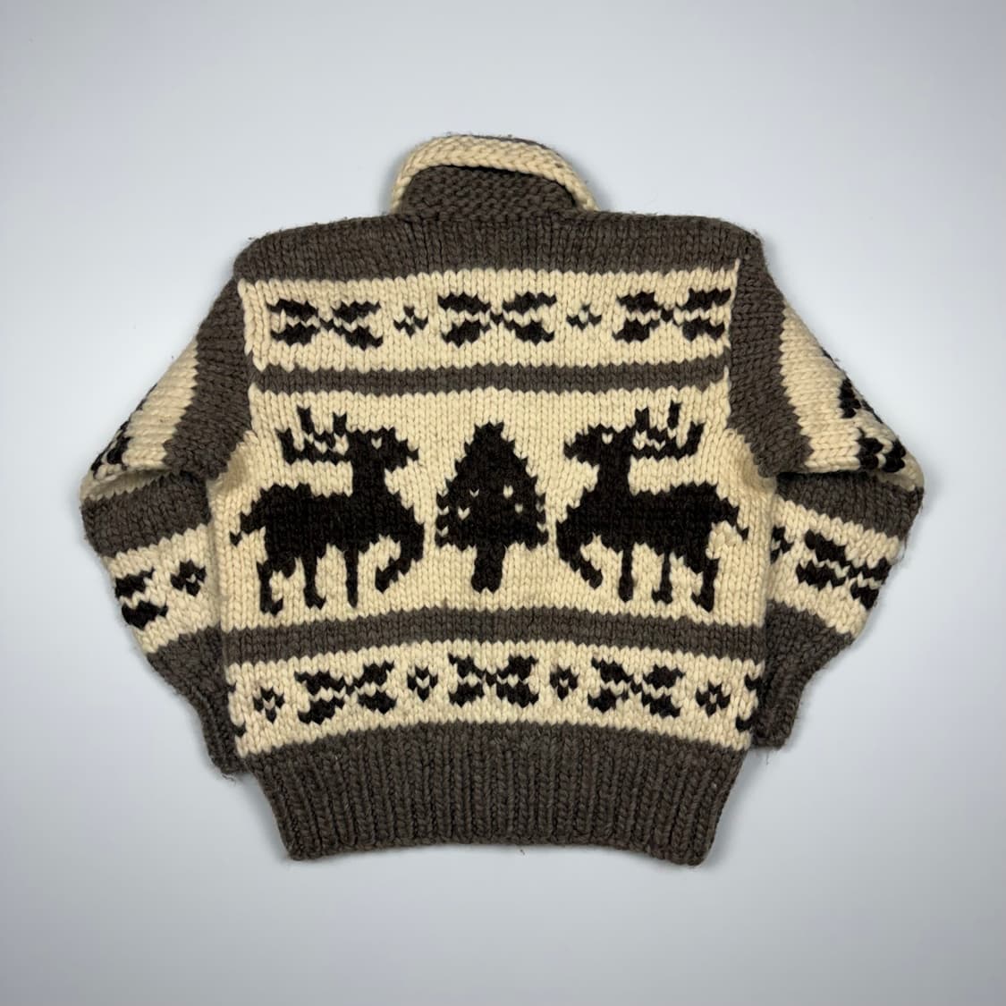 (105) 캐나다 빈티지 디어 헤비울 코위찬 가디건 상품이미지2