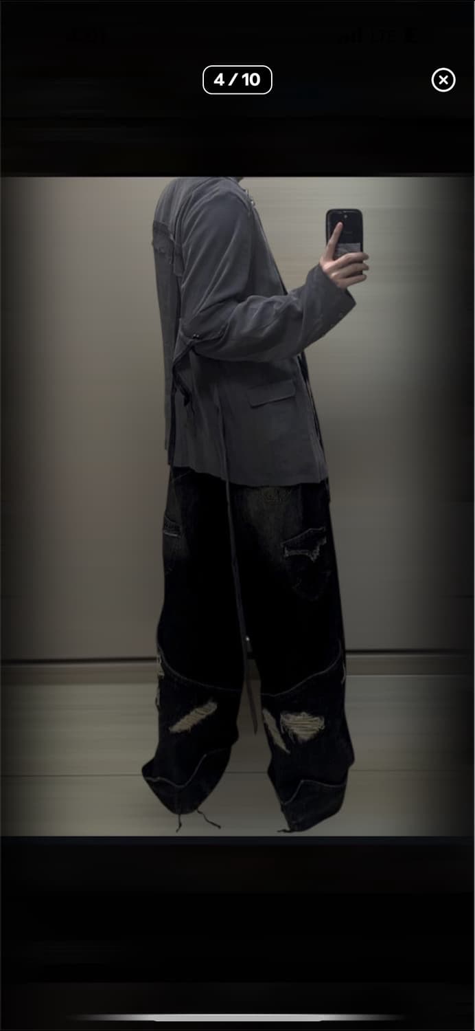 급처)Aesynctx SCAR WIDE PANTS L 상품이미지6