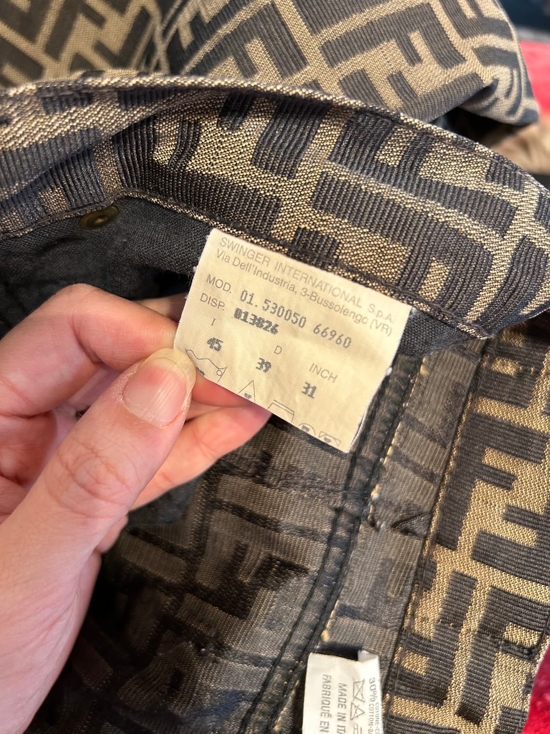 FENDI 펜디 90's FF 자카드 팬츠 상품이미지8