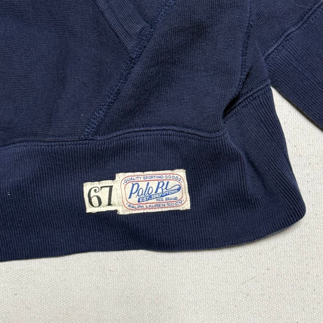 Polo Ralph Lauren 빅로고 네이비 후드티 상품이미지5