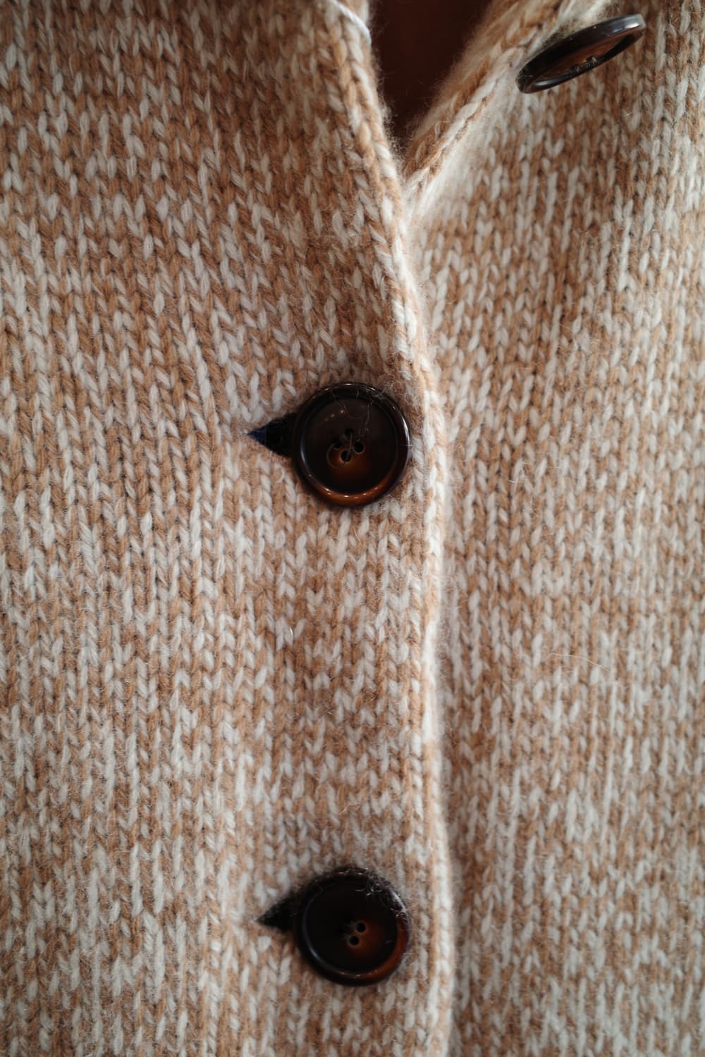 Japan brand 캐시미어100 멜란지 니트 가디건 상품이미지4