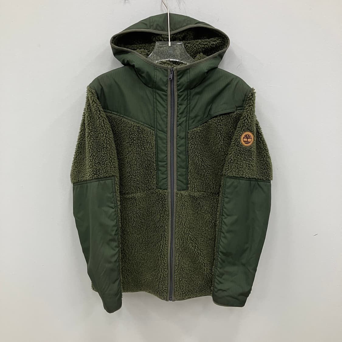팀버랜드 카키 플리스 후드 자켓 S 상품이미지1