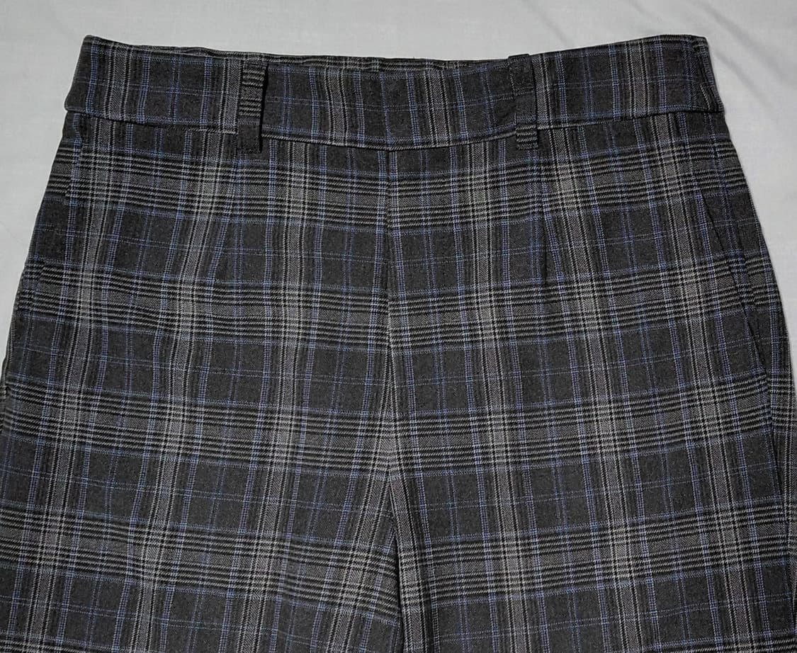 [38] 쿠드샹스(COUP DE CHANCE) 체크 테이퍼드 슬랙스 상품이미지2