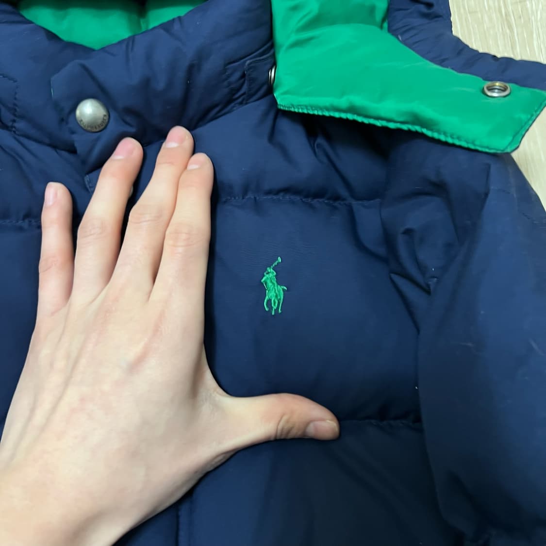 폴로 랄프로렌 키즈 덕다운 후드 패딩 5세  상품이미지5