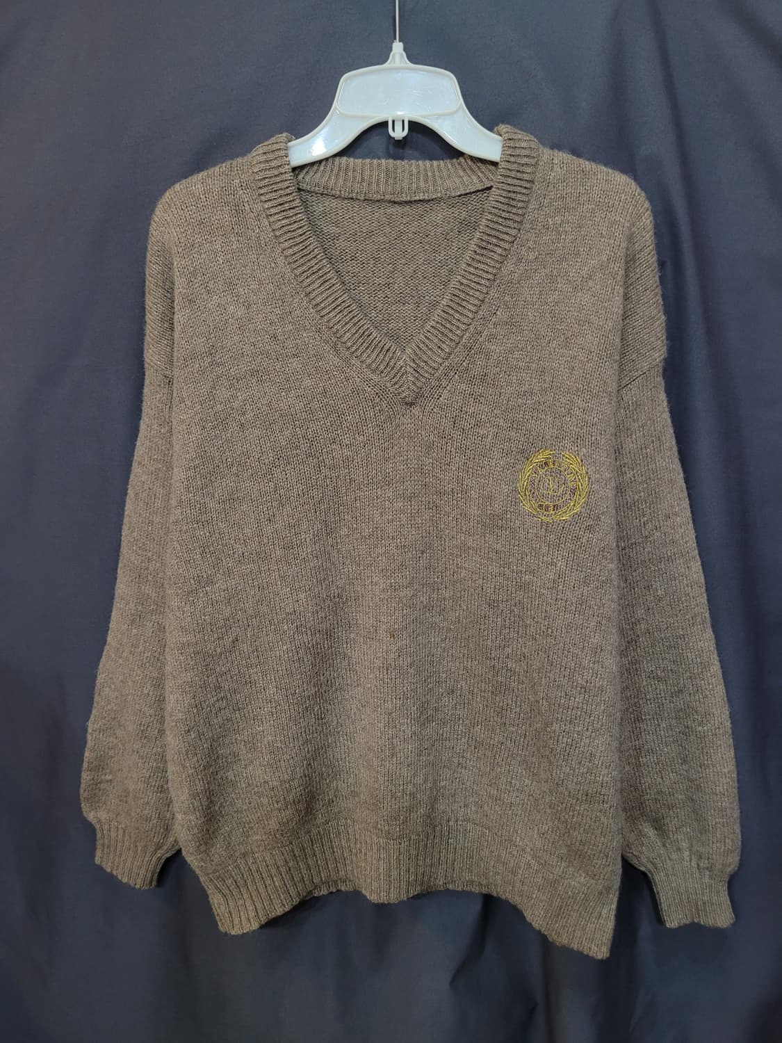 VALENTINO 발렌티노 빈티지 자수로고 울니트 상품이미지1