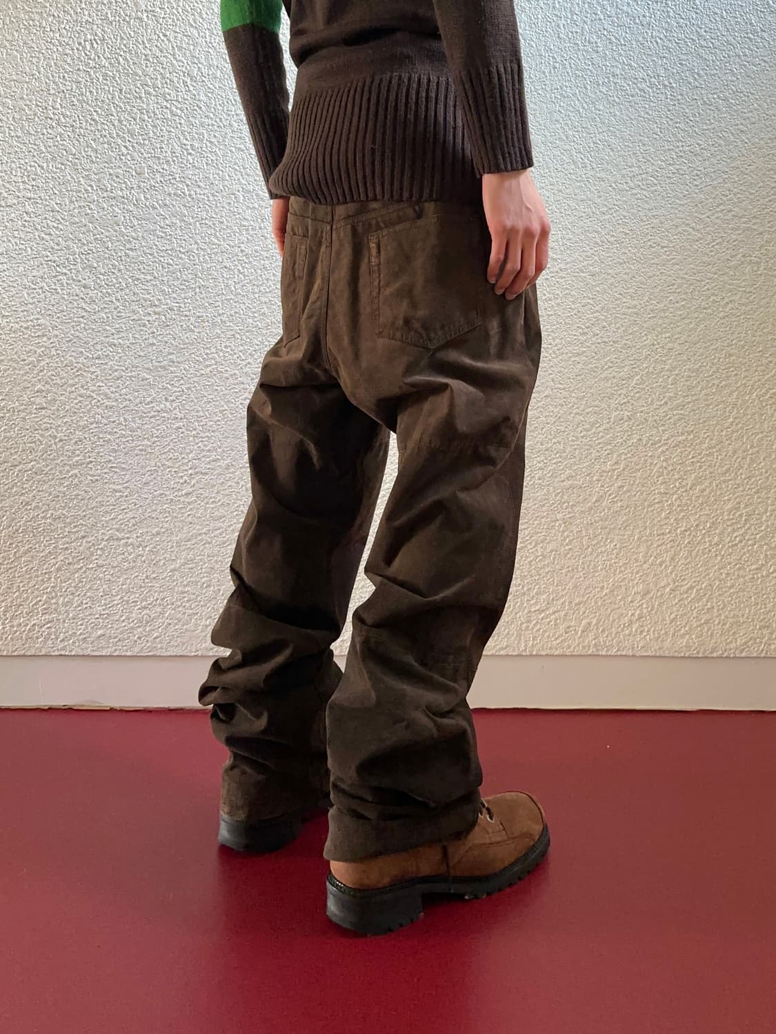 Lee Jeans 레더 플레어 팬츠 상품이미지6