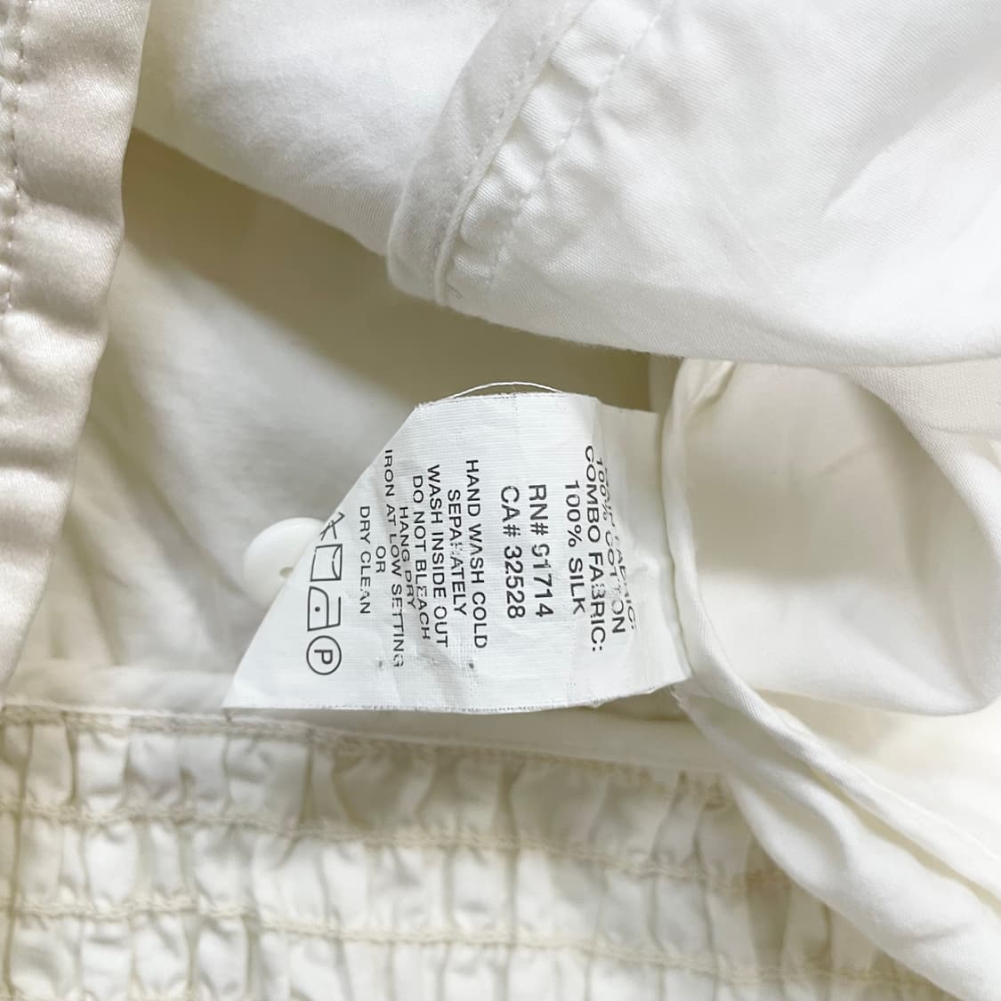 알마니 익스체인지 크롭 투웨이 자켓 화이트 상품이미지6