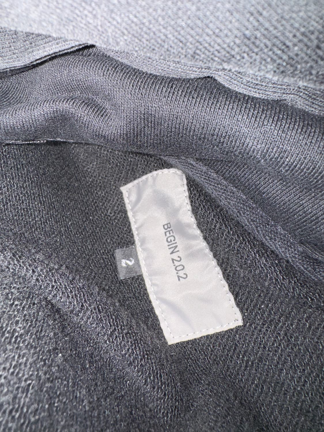 비긴202 아스트라 워시드 후드티 블랙 2사이즈 거의새상품 상품이미지5