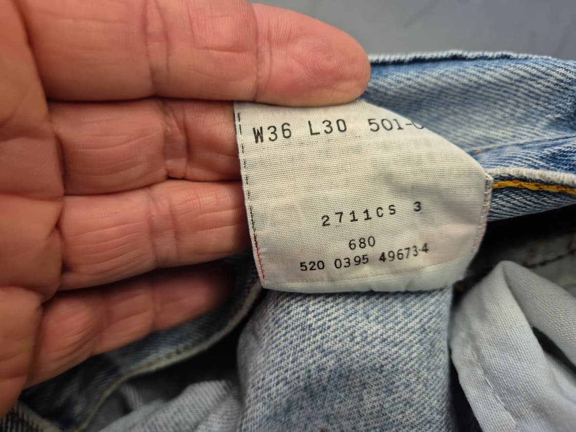 90s 리바이스 501 데님 팬츠 상품이미지10