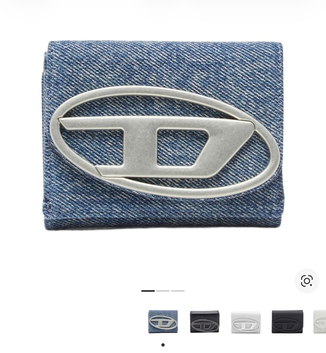 디젤 1DR 트라이폴드 XS 데님 반지갑 새상품 상품이미지1