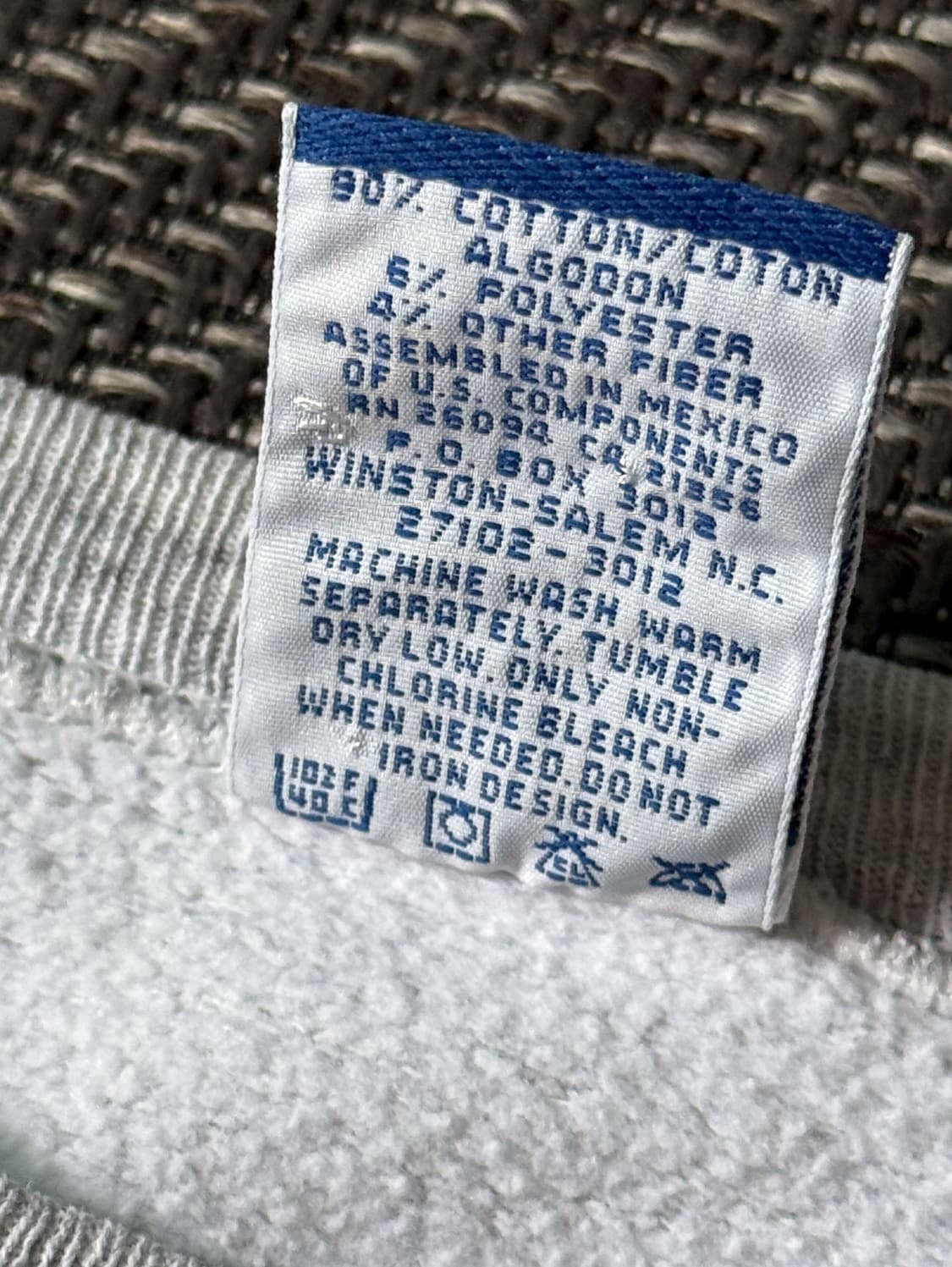 90s 챔피온 HARVARD LAW 빈티지 스웻셔츠 (105-110) 상품이미지4