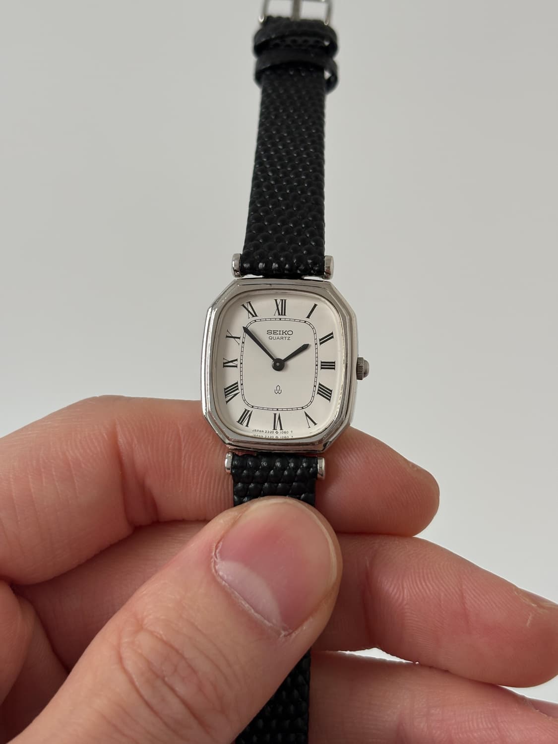 1980s Roman Silver Octagon Ladies Quartz 상품이미지1