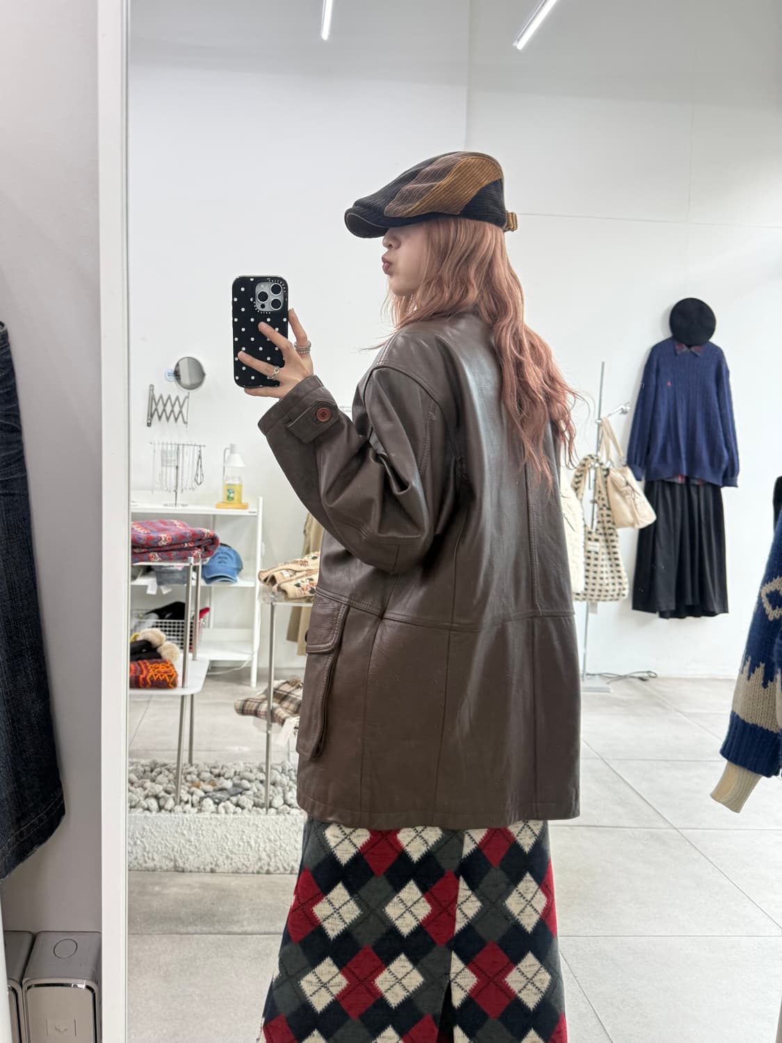 JPN 멘즈플랑드르 90‘s 오버핏 리얼레더 소가죽자켓 상품이미지3