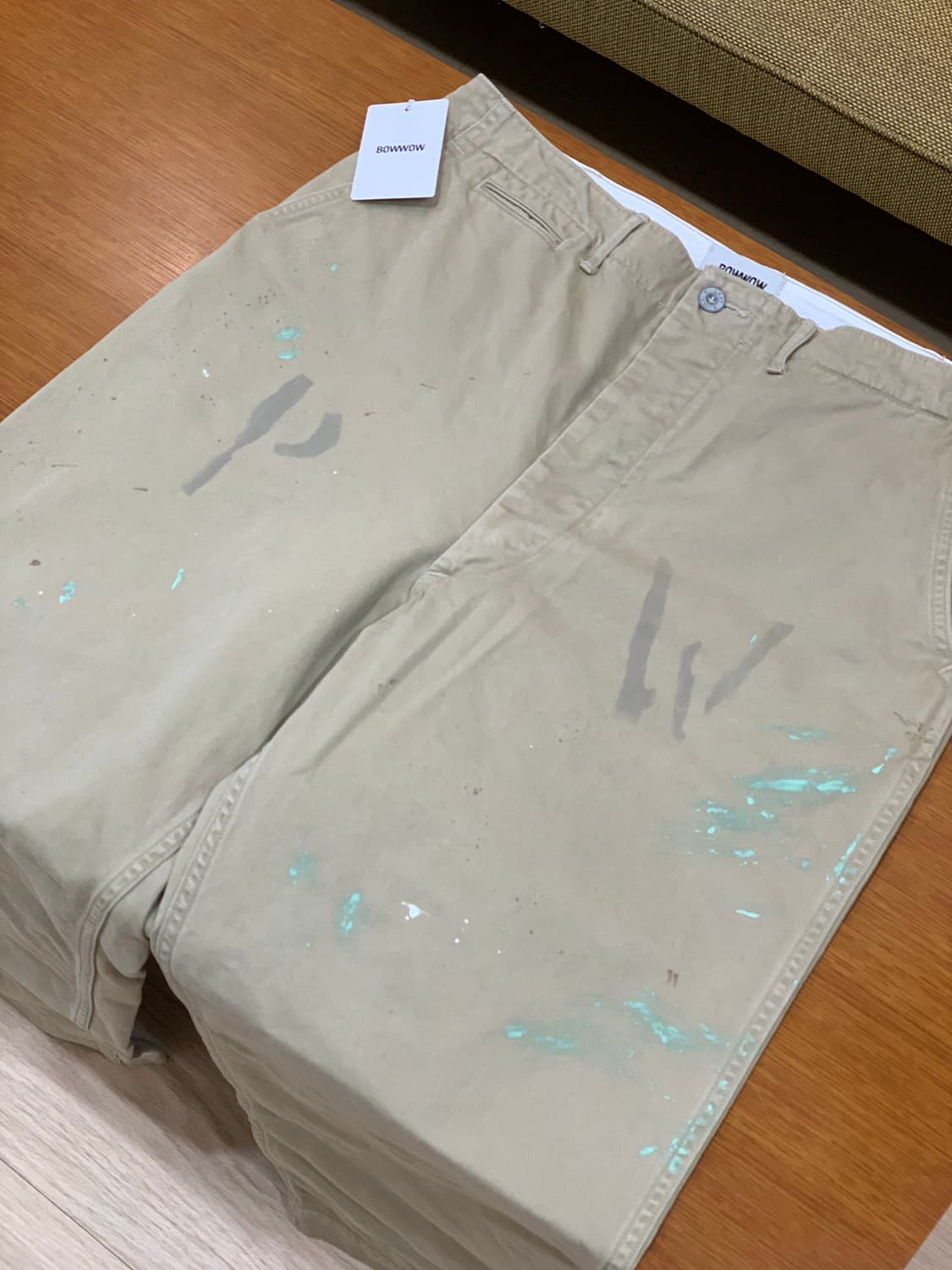 BOWWOW 바우와우 팬츠 PW 41 Khaki Trousers Aged 상품이미지2