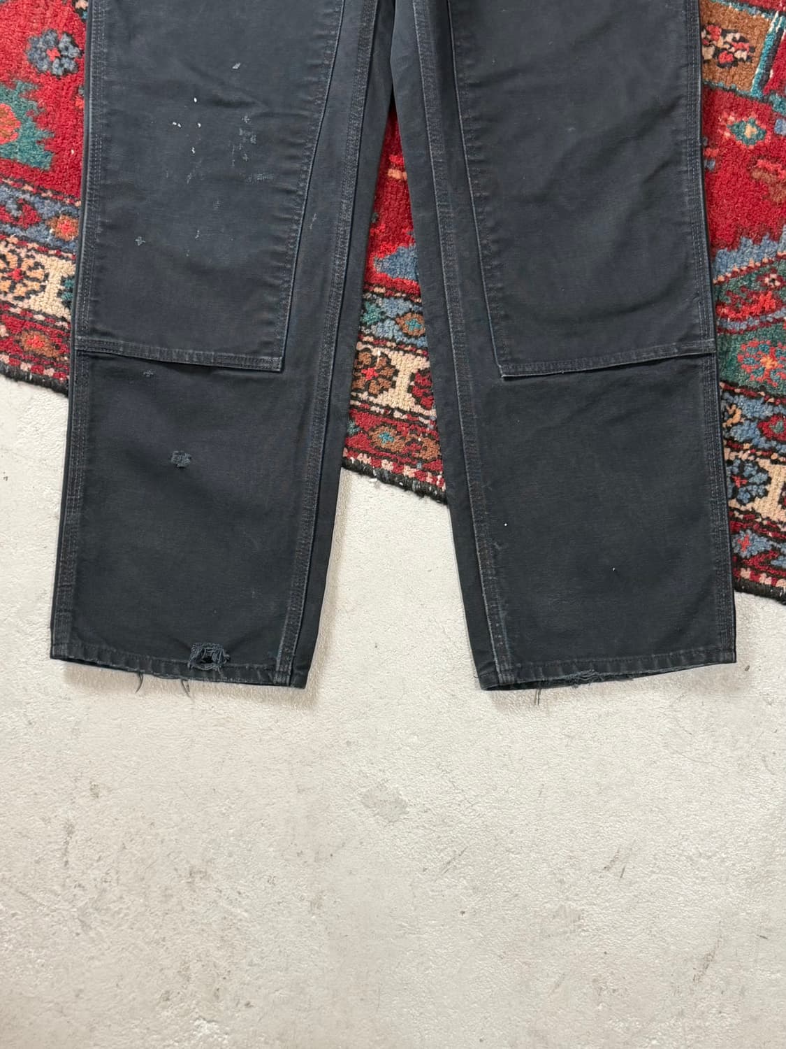 OG USA Made 칼하트 B01 더블니 블랙 칼하트 썩블니 카펜터 상품이미지7