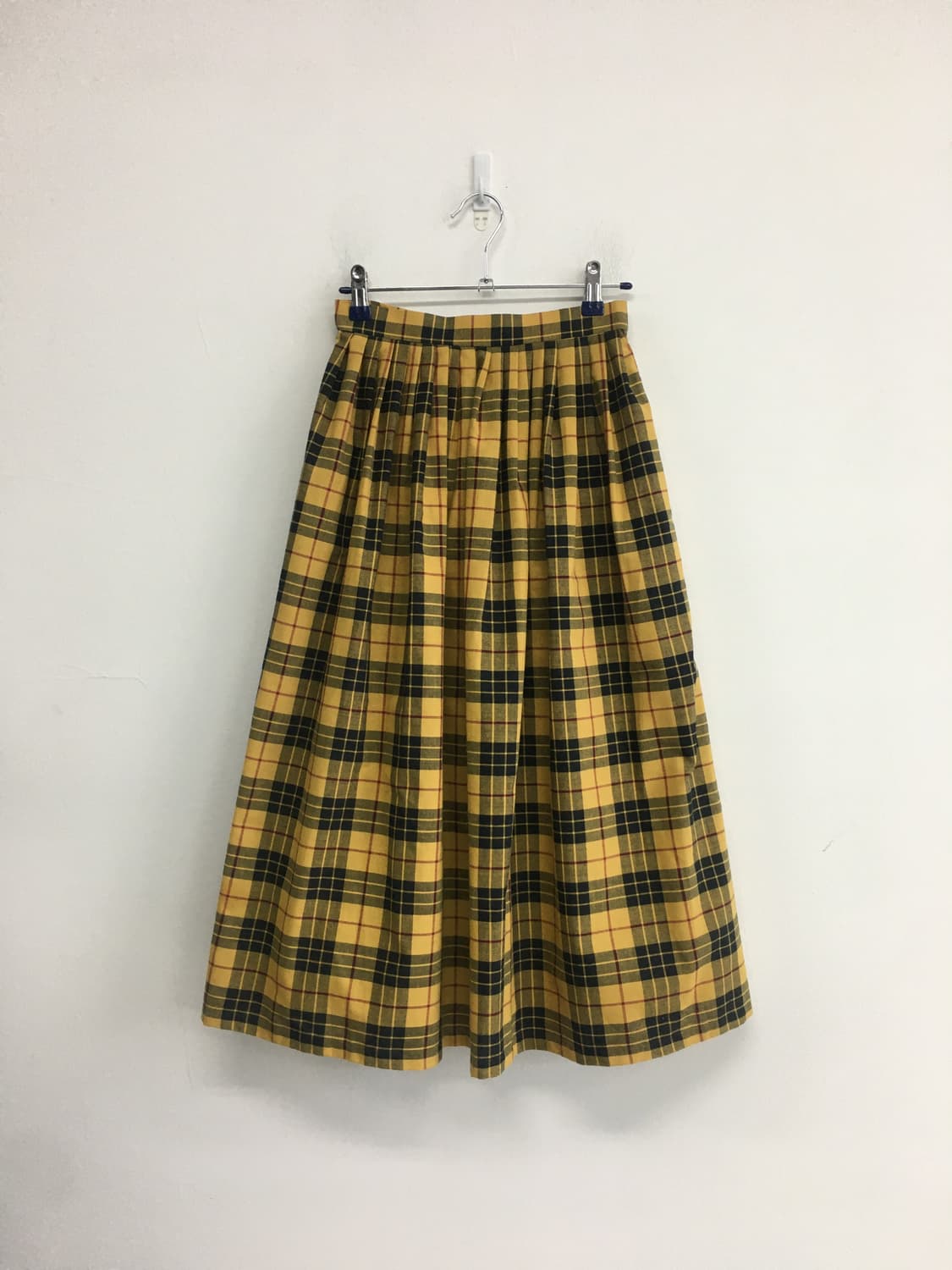 yellow check skirt 상품이미지4