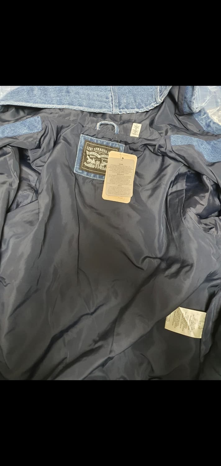 리바이스 Levi's 데님 후드 집업 자켓 L (미개봉 새 제품) 상품이미지4