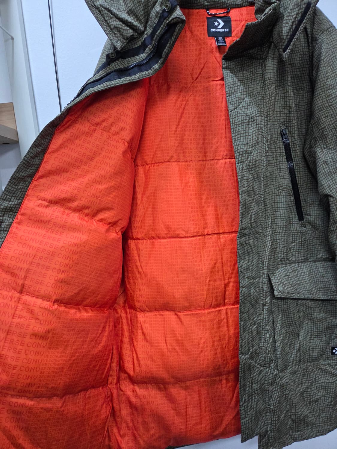 컨버스 남자 덕다운패딩 L 상품이미지5