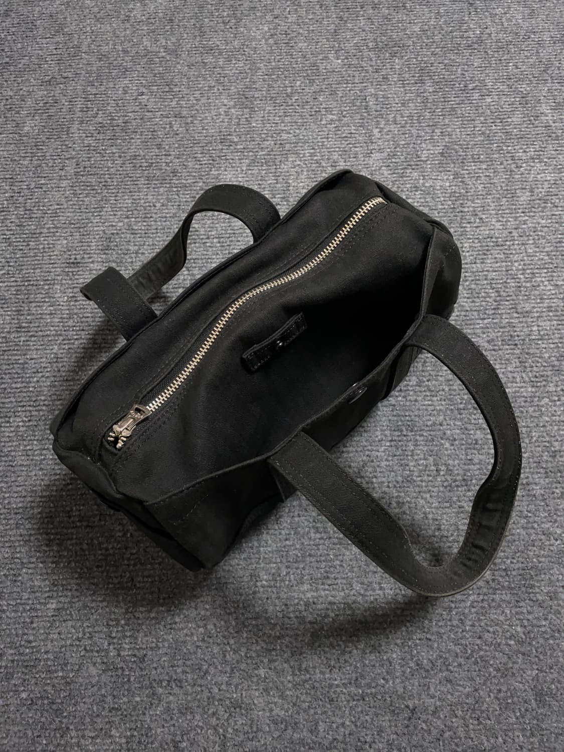 포터 코튼 블랙 보스턴백 상품이미지4