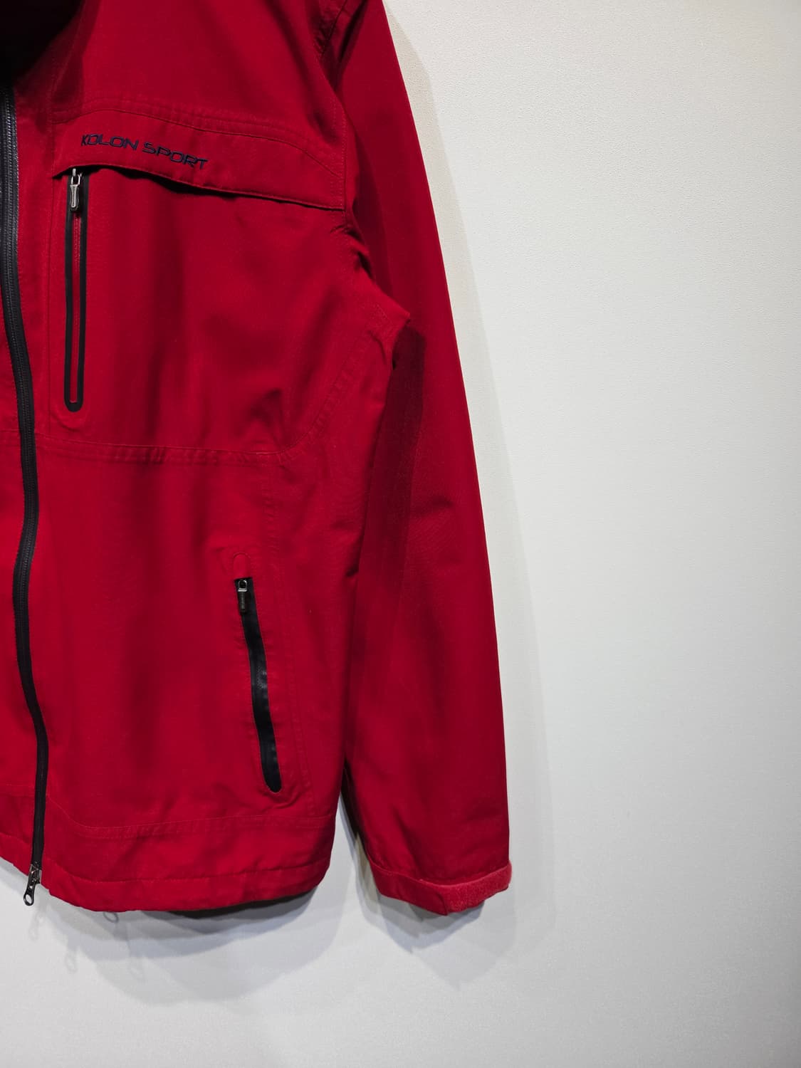 KOLON SPORT 코오롱스포츠 고어텍스 바람막이 자켓 레드 상품이미지5