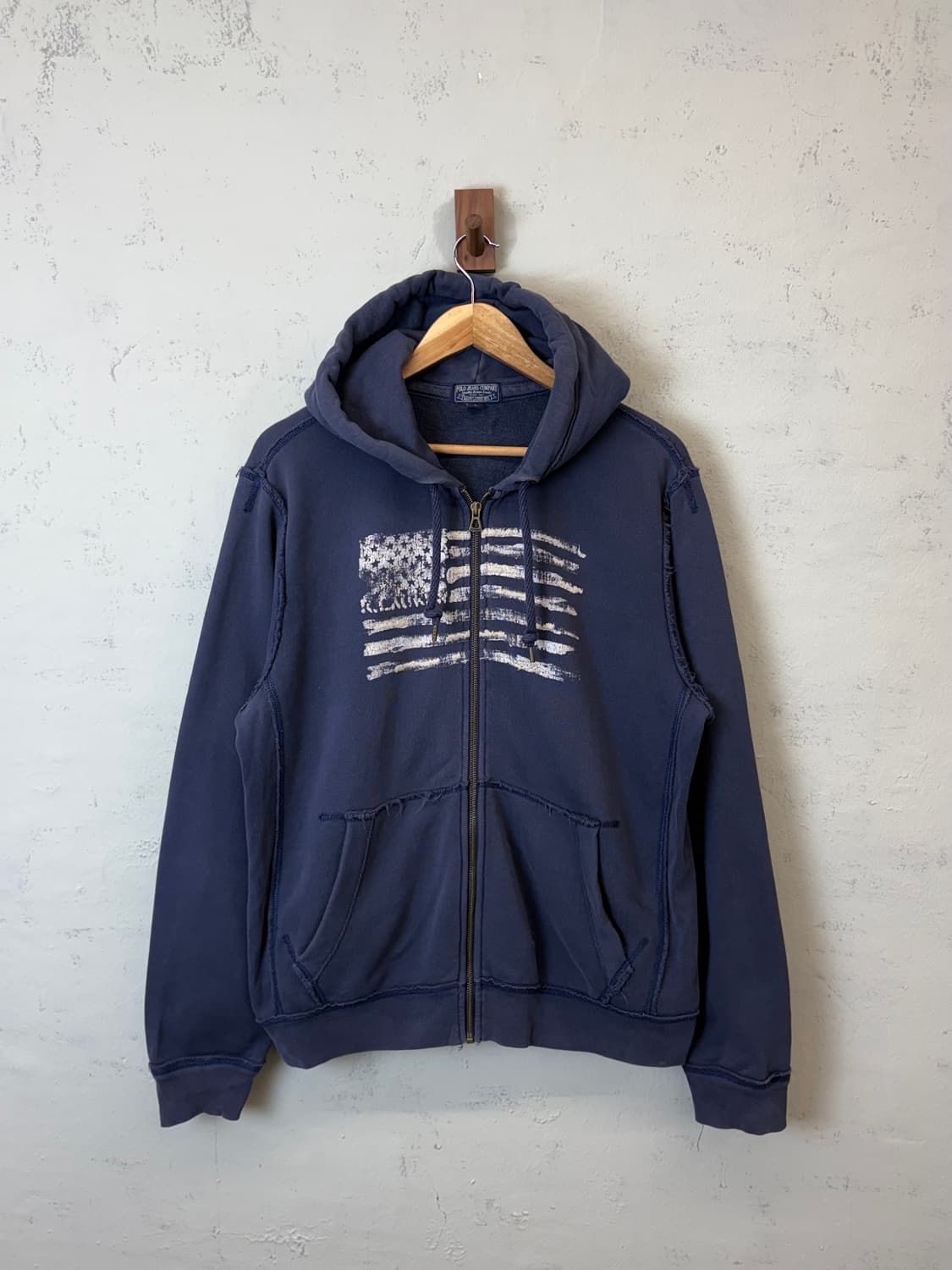 폴로랄프로렌 폴로진스 빈티지 디스트레드 성조기 후드집업 상품이미지1