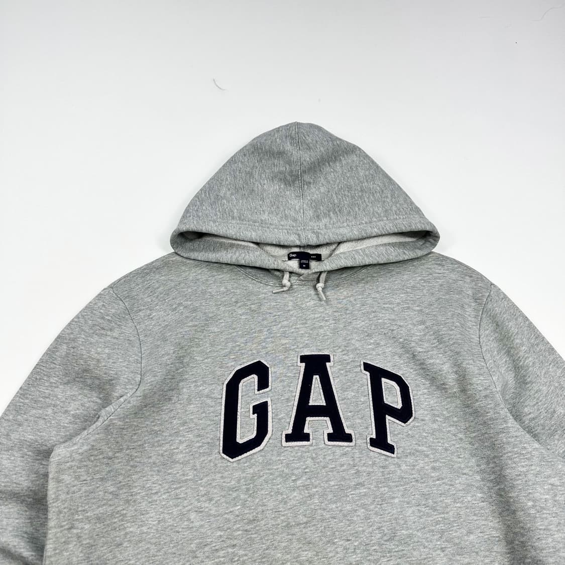 갭 GAP 빅로고 그레이 후드티 (M) 상품이미지1