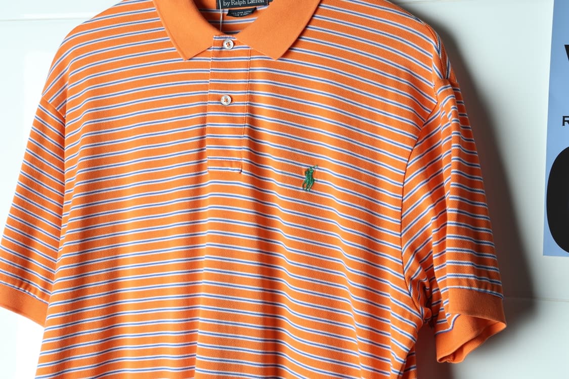 (L-3XL) 폴로 랄프로렌 반팔 카라 티셔츠 USA 주황-H32904 상품이미지5