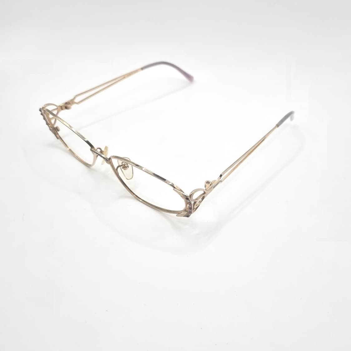 리퍼상품  골드오벌 레트로 안구 큐빅포인트  345 상품이미지3