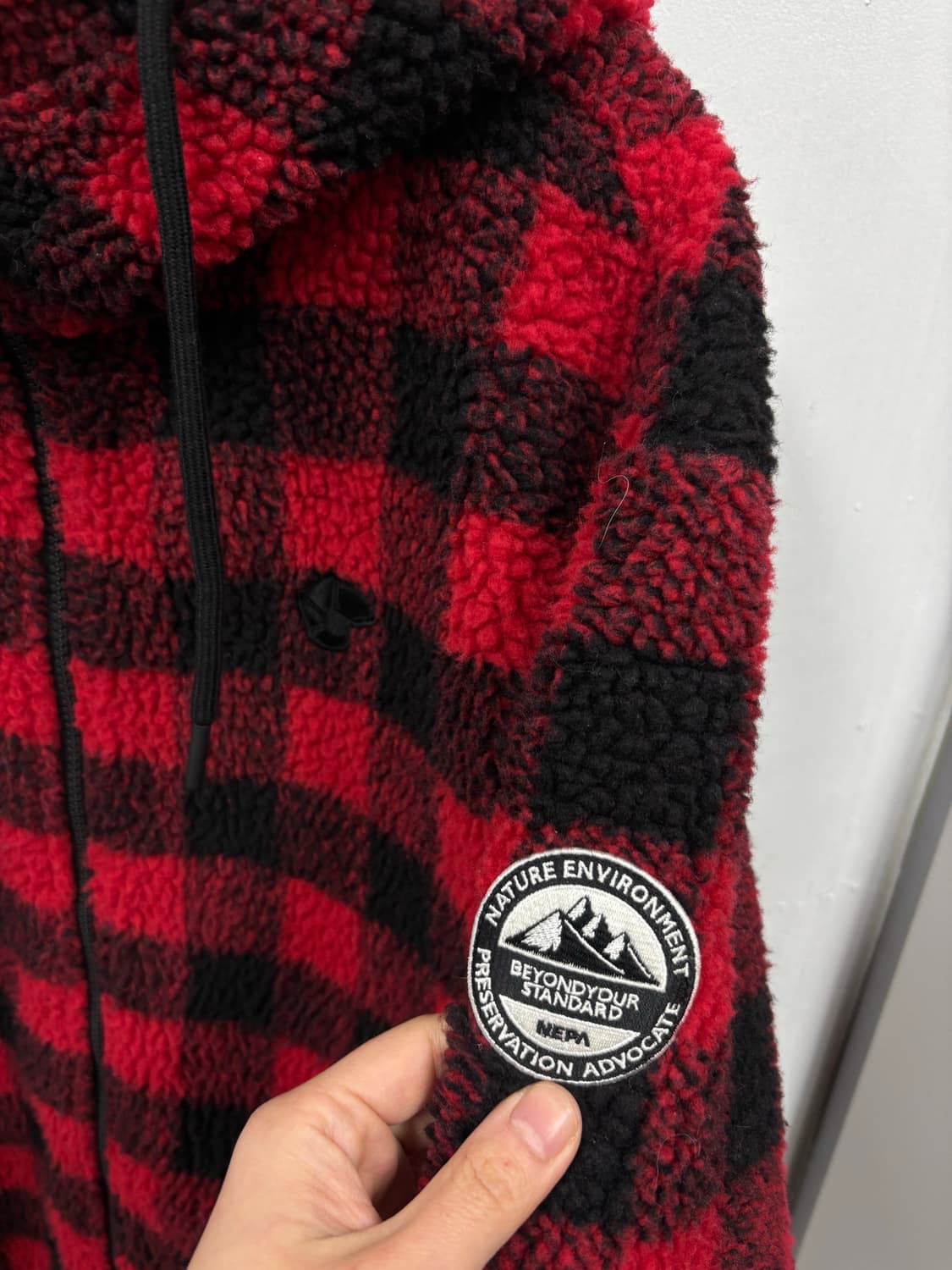 네파 양털 후드 후리스 상품이미지4