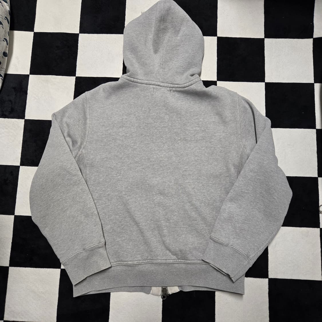 L 폴로랄프로렌 써멀 헤비코튼 투웨이 집업 후드 그레이 상품이미지6