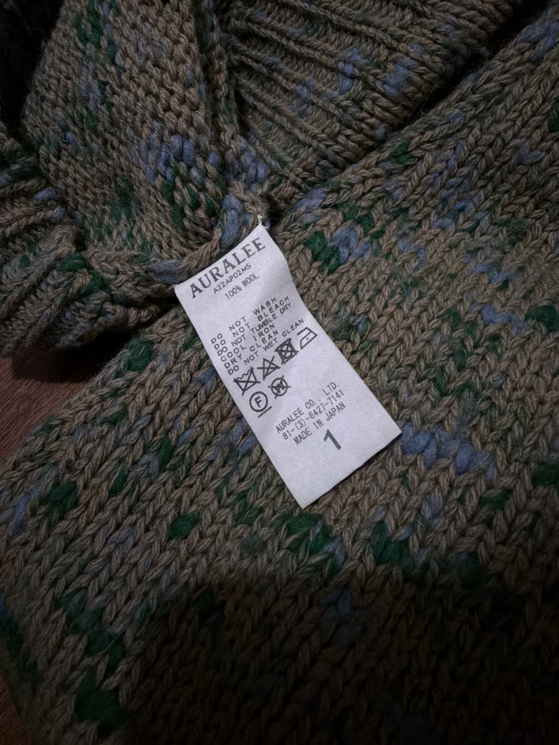 오라리 울 믹스 니트 상품이미지3