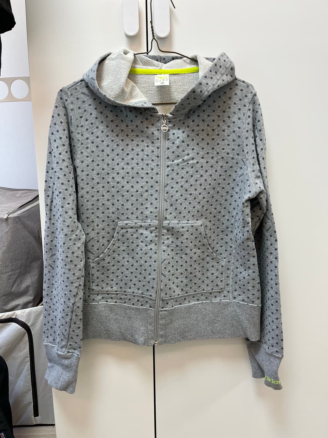 Adidas 도트 후드집업 상품이미지3